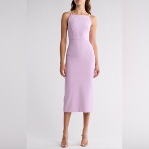 VERONICA BEARD Reese chain-embellished crepe midi dress Size 2 $648 Retail